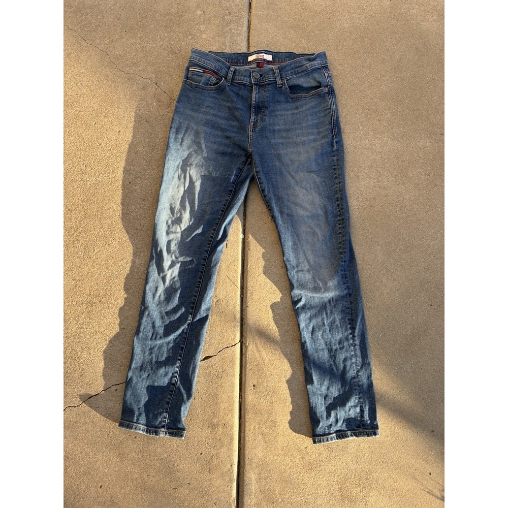 Tommy Hilfiger Denim Jeans Mens 30 X 30 Straight Fit Blue Y2K